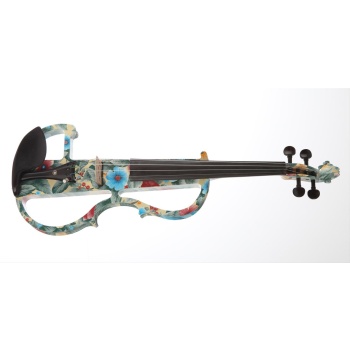 Kinglos KNG DSG-1102 4/4 Elektro Keman Seti (Orta Seviye) | Masif Akçaağaç Gövde, Dahili Kulaklık Çıkışı, Aktif Manyetik Sistem, Yay ve Sert Taşıma Kutusu Dahil